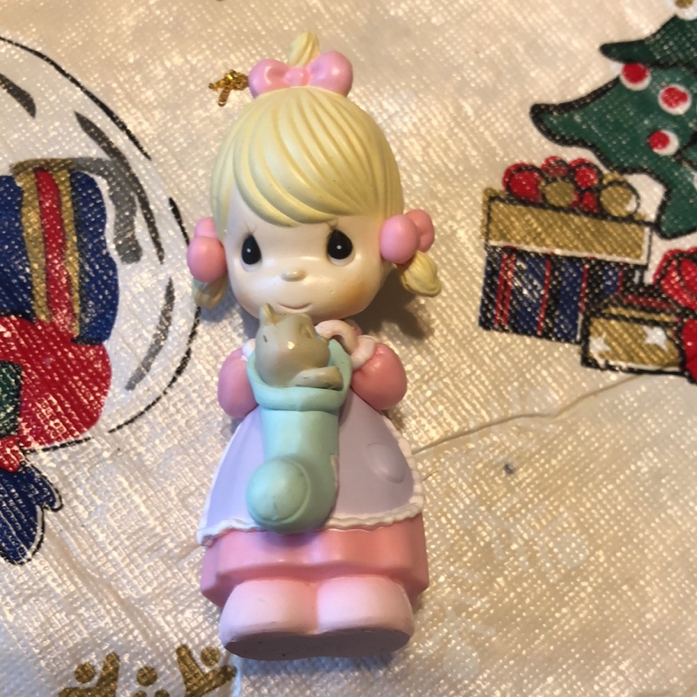 Precious moments 2 piece ornaments by enesco. Vintage new in boxes